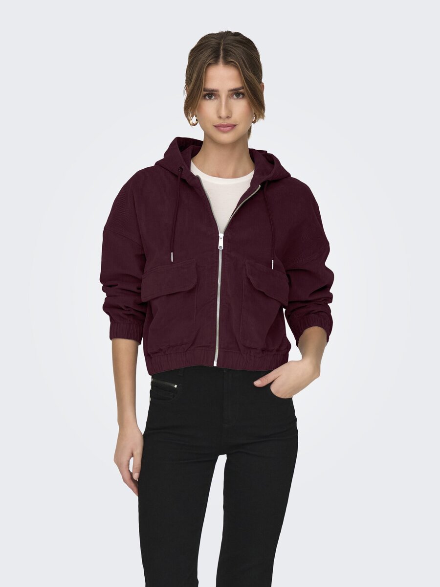 Jacket van het merk Only in het Bordeaux