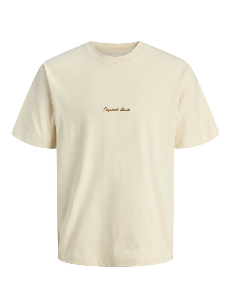 T-shirt van het merk Jack & Jones Junior in het Ecru