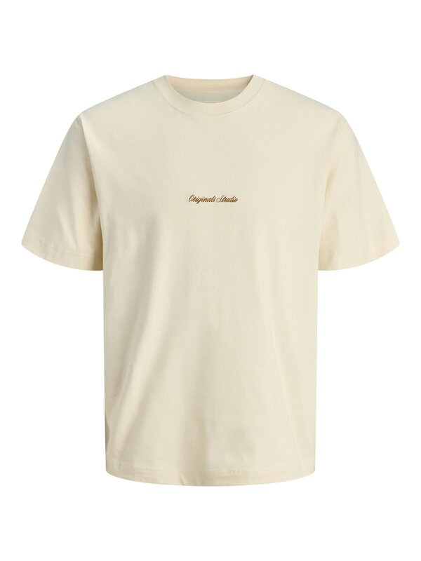 T-shirt van het merk Jack & Jones Junior in het Ecru