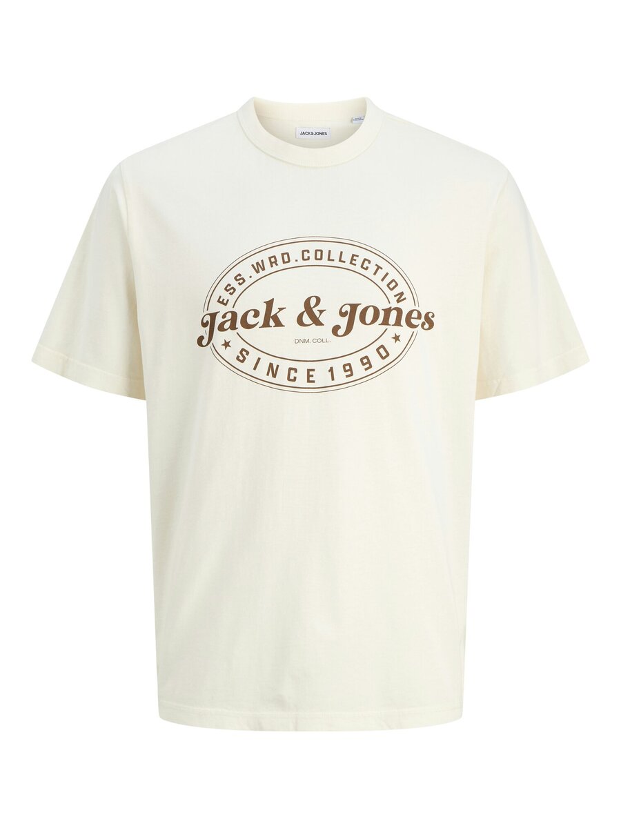 T-shirt van het merk Jack & Jones in het Ecru