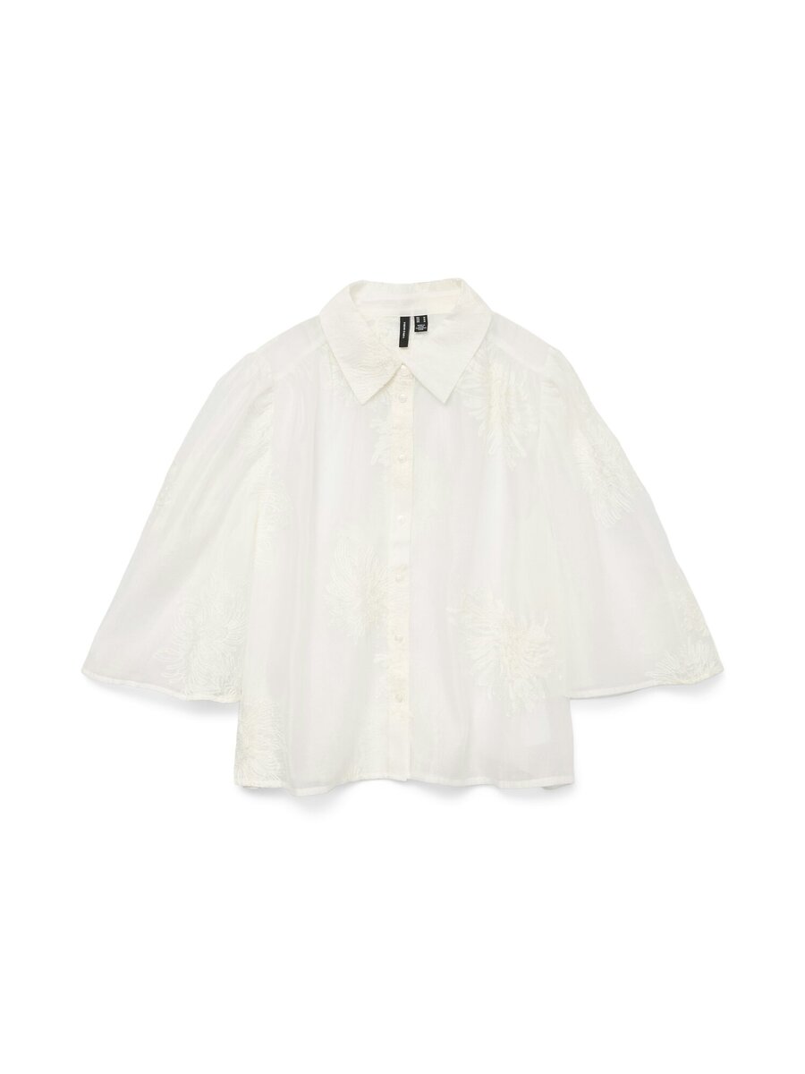 Bloes van het merk Vero Moda in het Ecru