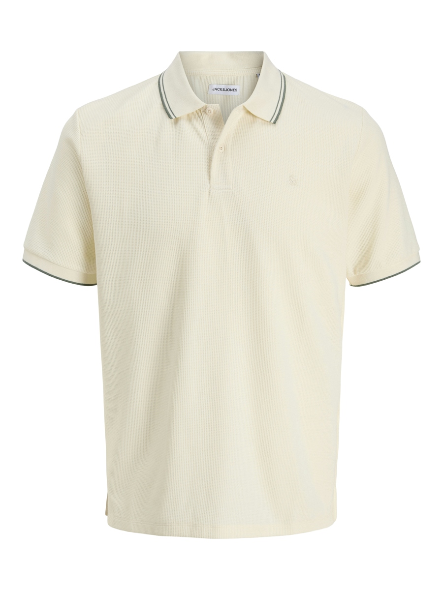 Polo van het merk Jack & Jones in het Ecru
