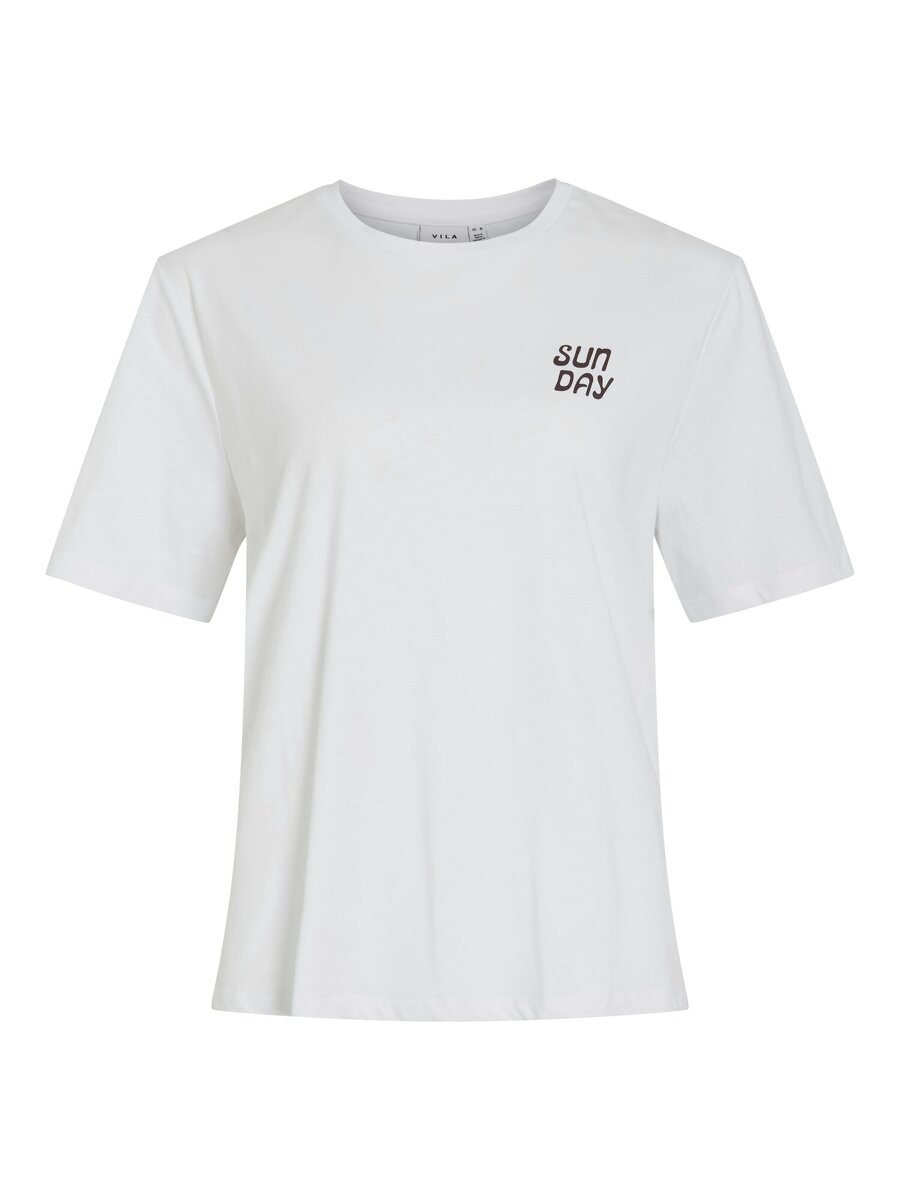 T-shirt van het merk Vila in het Wit