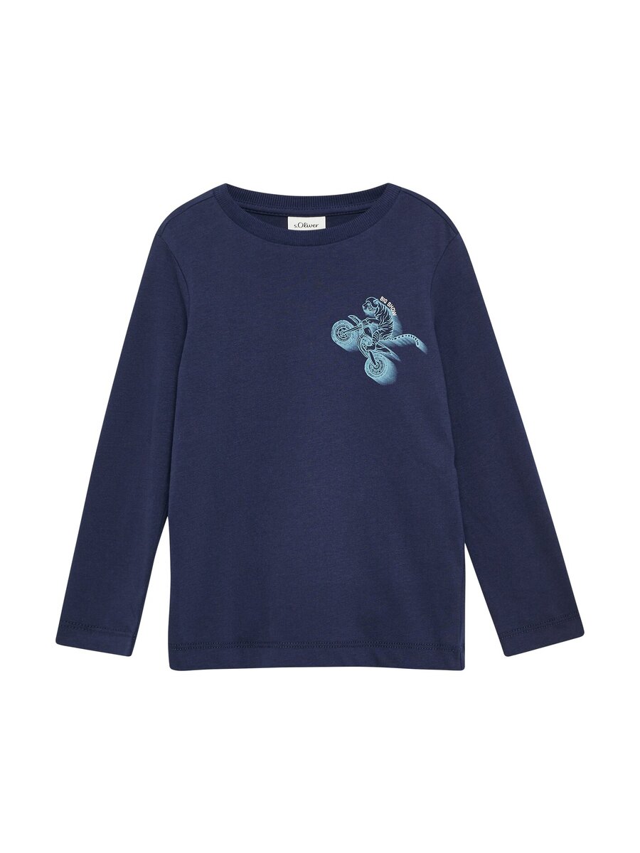 T-shirt van het merk S.oliver Junior Kids in het Blauw