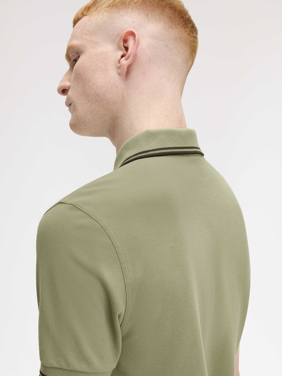 Polo van het merk Fred Perry in het Groen