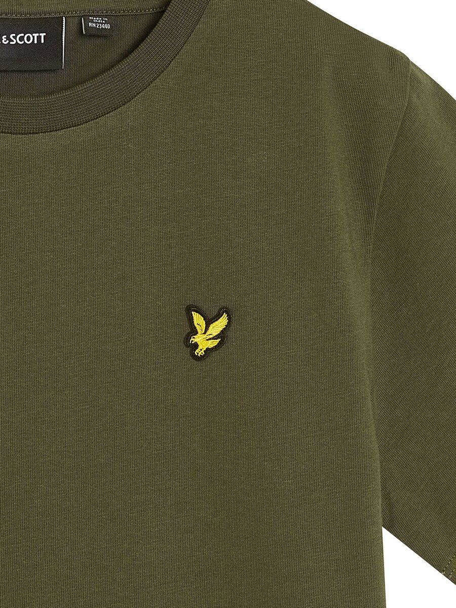 T-shirt van het merk Lyle & Scott in het Kaki