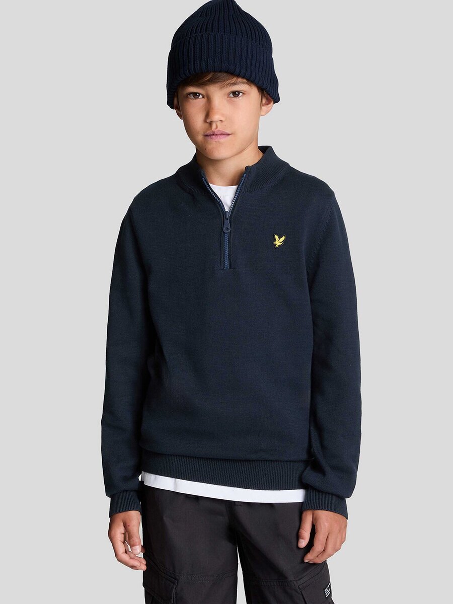 Pull van het merk Lyle & Scott in het Marine