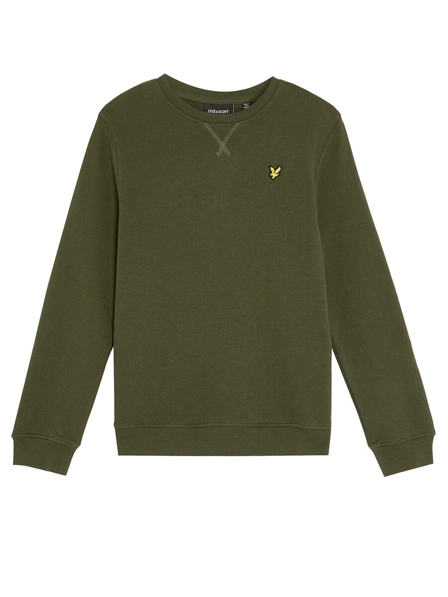 Sweater van het merk Lyle & Scott in het Kaki