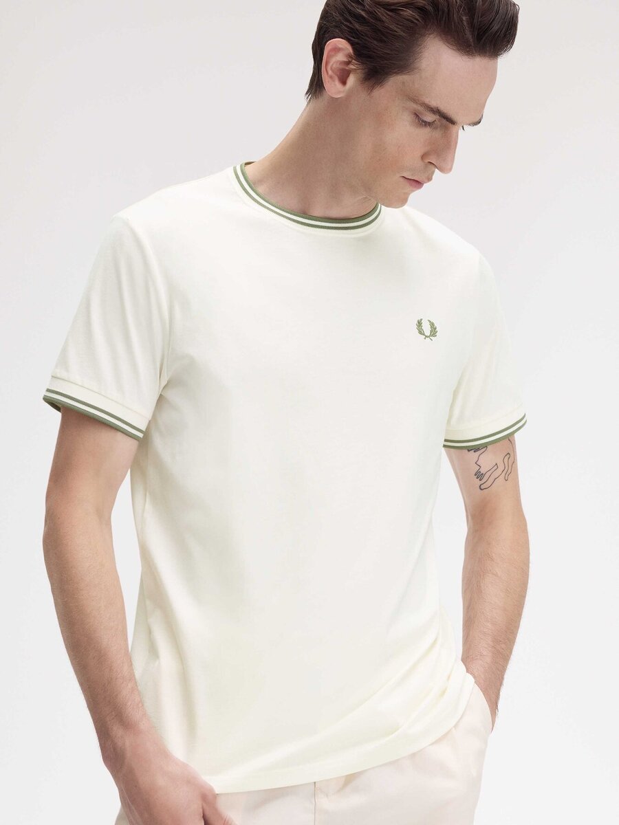 T-shirt van het merk Fred Perry in het Bordeaux