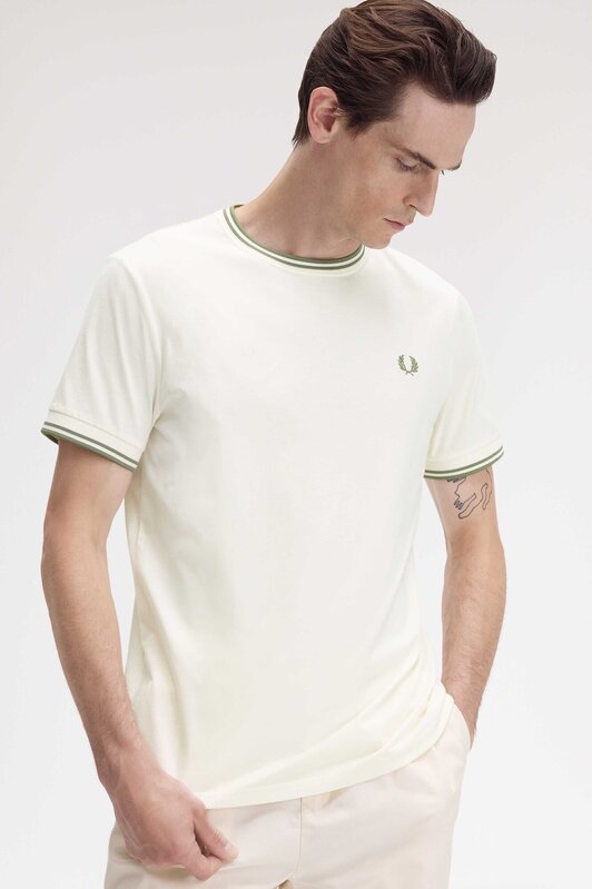 T-shirt van het merk Fred Perry in het Bordeaux