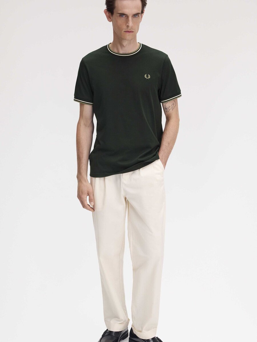 T-shirt van het merk Fred Perry in het Groen