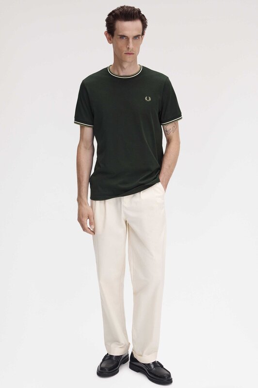 T-shirt van het merk Fred Perry in het Groen
