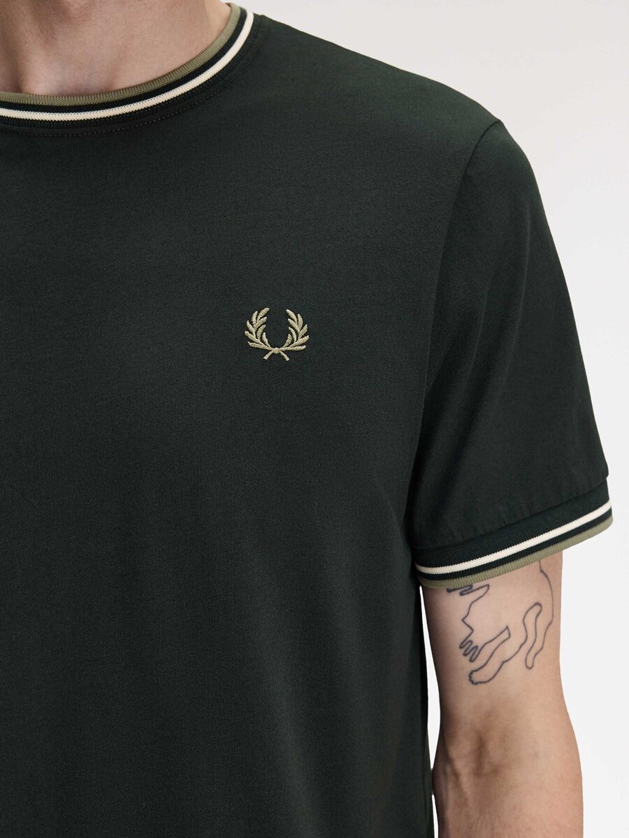 T-shirt van het merk Fred Perry in het Groen