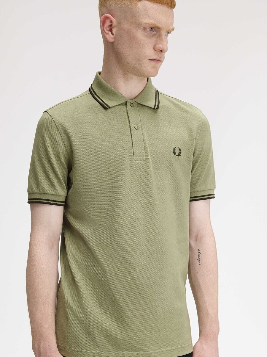 Polo van het merk Fred Perry in het Groen