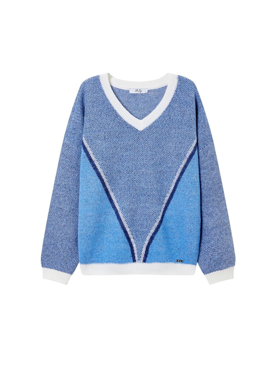 Pull van het merk Vila Joy in het Blauw