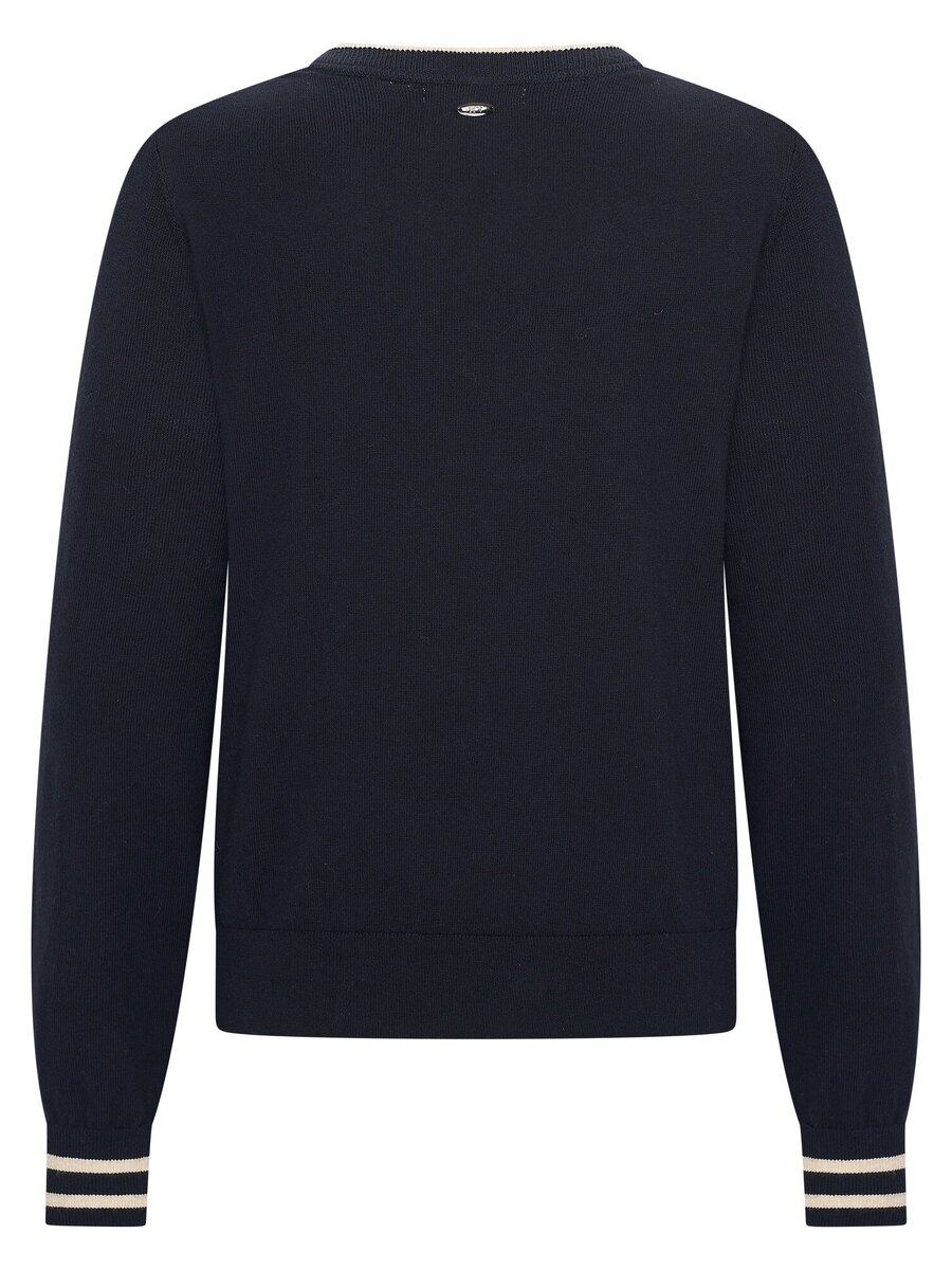 Pull van het merk Hv Polo in het Marine
