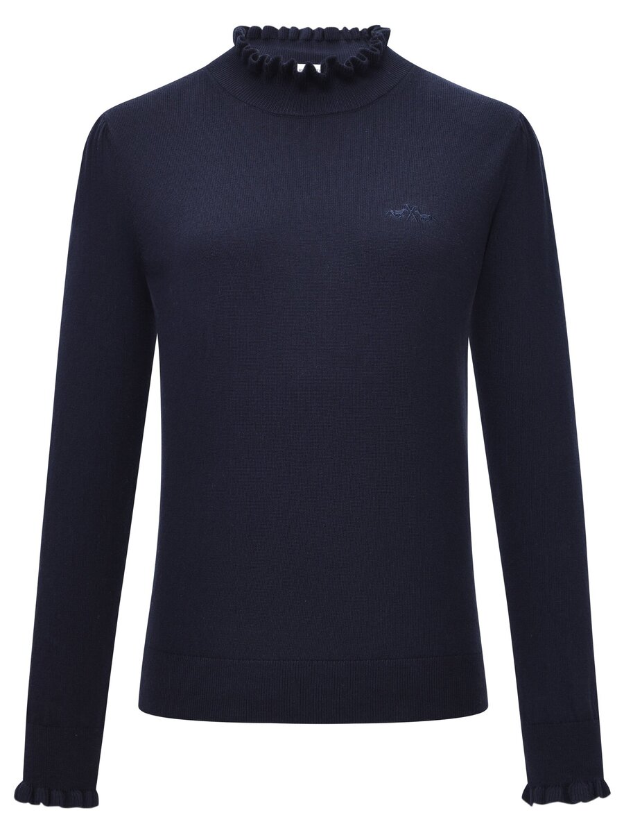 Pull van het merk Hv Polo in het Marine