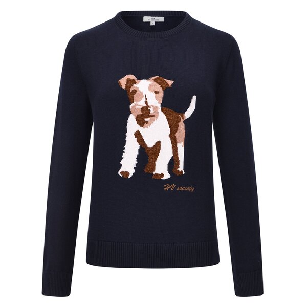 Pull van het merk Hv Polo in het Marine