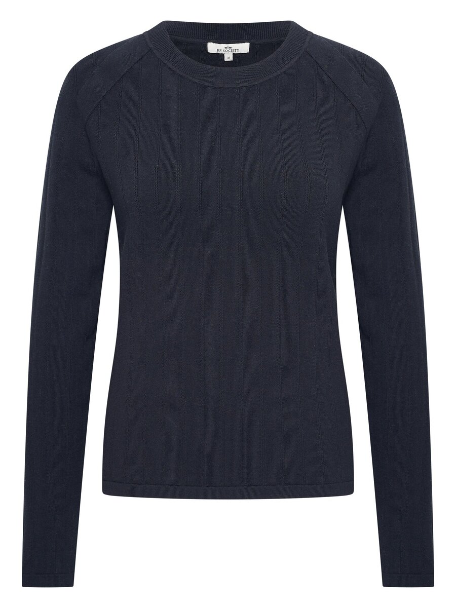 Pull van het merk Hv Polo in het Marine