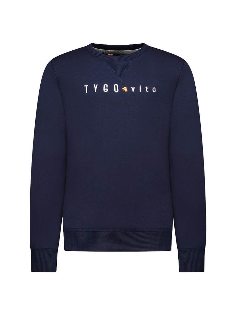 Sweater van het merk Tygo & Vito in het Marine