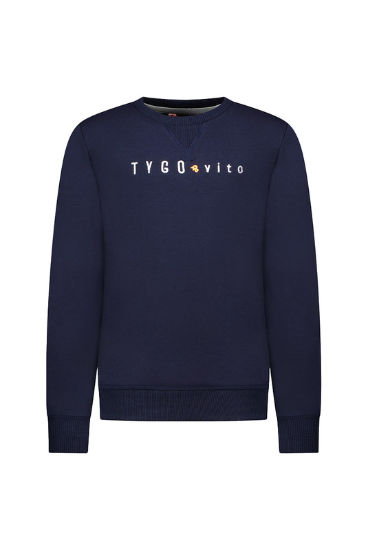 Sweater van het merk Tygo & Vito in het Marine