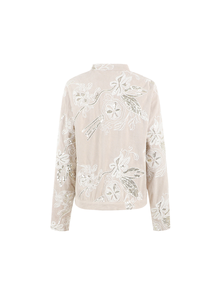 Jacket van het merk C&s The Label in het Beige