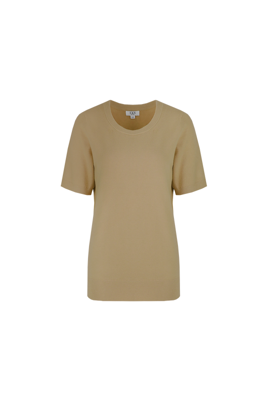 Pull van het merk C&s The Label in het Beige
