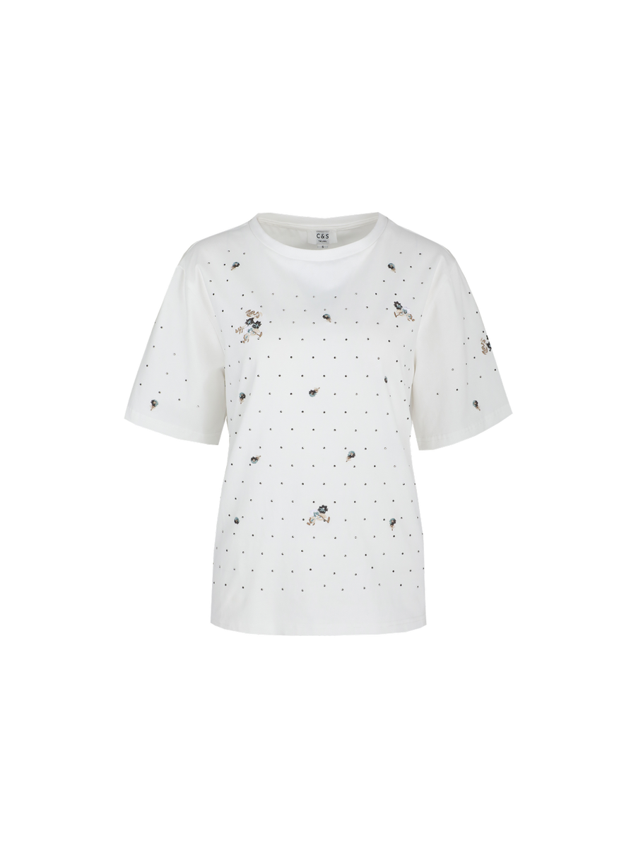 Top van het merk C&s The Label in het Ecru