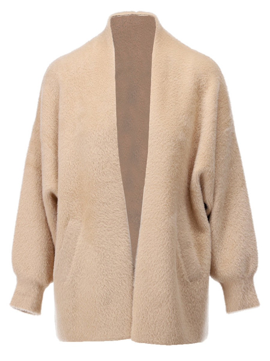 Cardigan van het merk K-design in het Beige