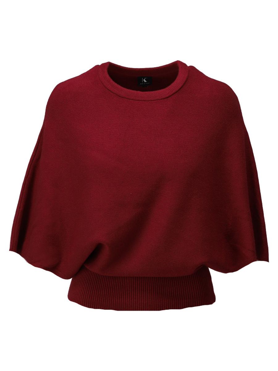Pull van het merk K-design in het Rood