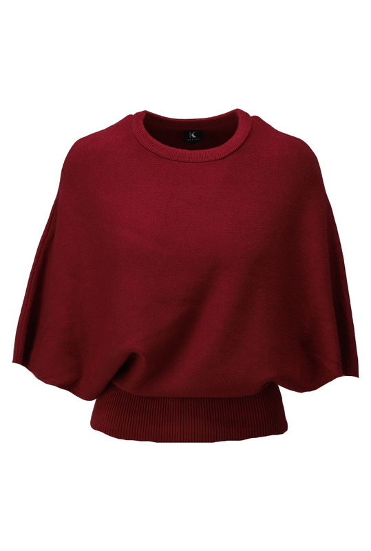 Pull van het merk K-design in het Rood