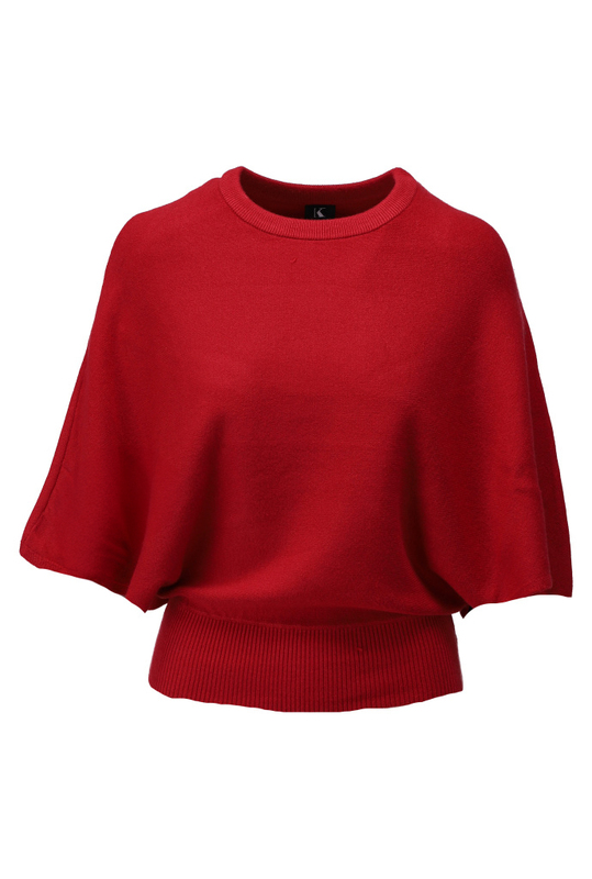 Pull van het merk K-design in het Rood