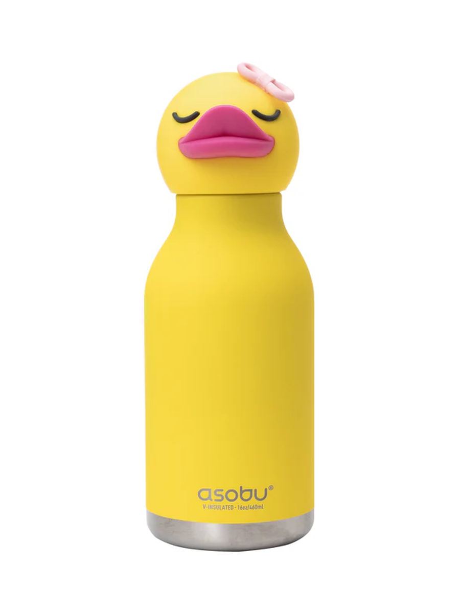 Drinkfles van het merk Asobu in het Geel