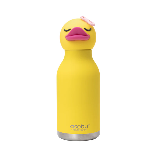 Drinkfles van het merk Asobu in het Geel
