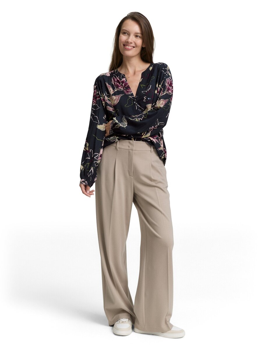 Bloes van het merk Tom Tailor in het Marine