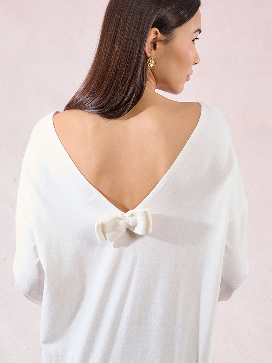 Sweater van het merk Molly Bracken in het Ecru