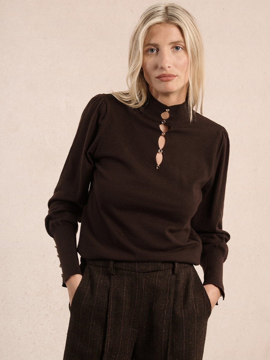 Pull van het merk Molly Bracken in het Bruin