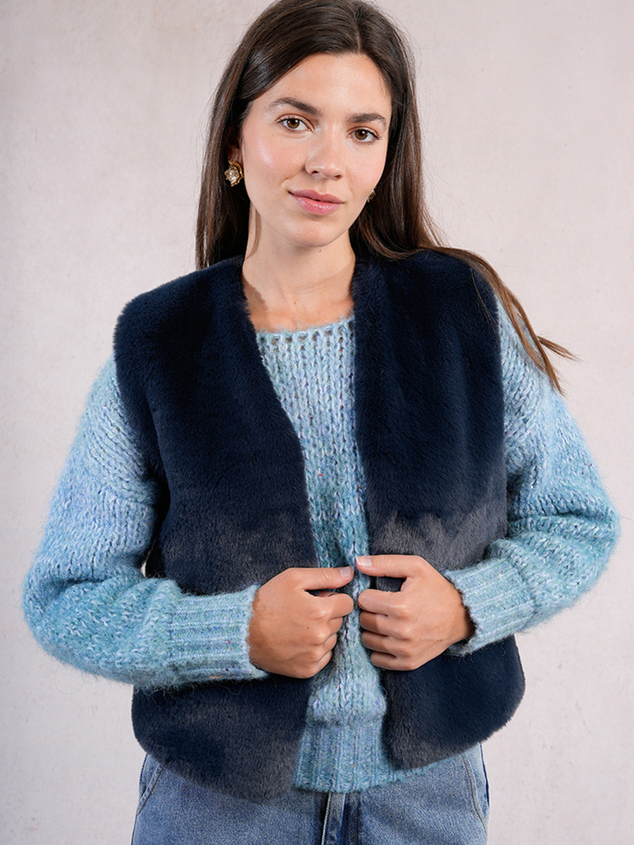 Bodywarmer van het merk Molly Bracken in het Blauw