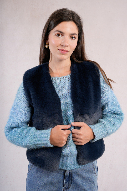 Bodywarmer van het merk Molly Bracken in het Blauw