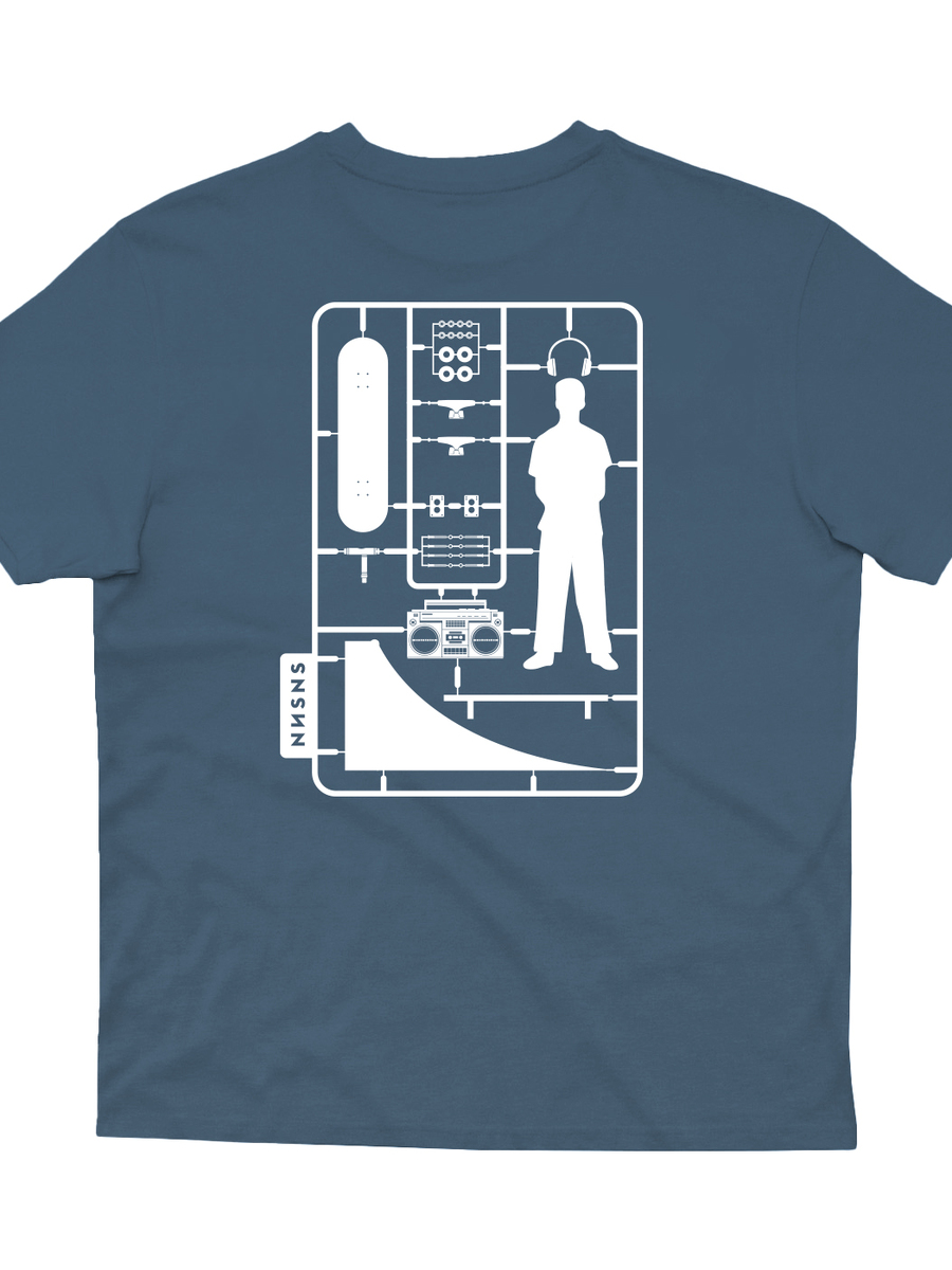 T-shirt van het merk Nnsns in het Marine