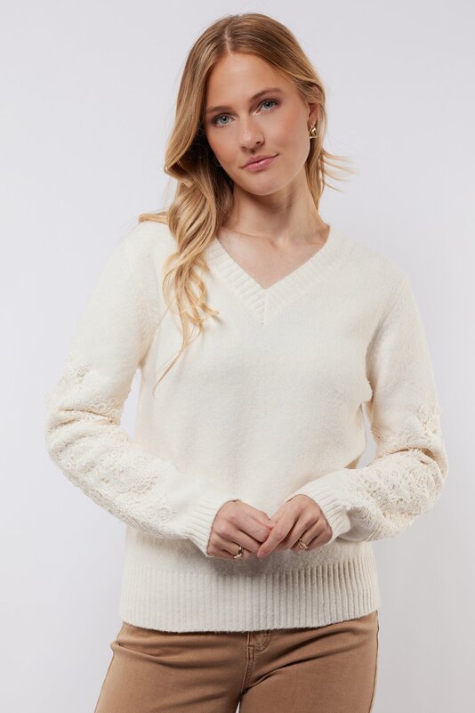 Pull van het merk C&s The Label in het Wit