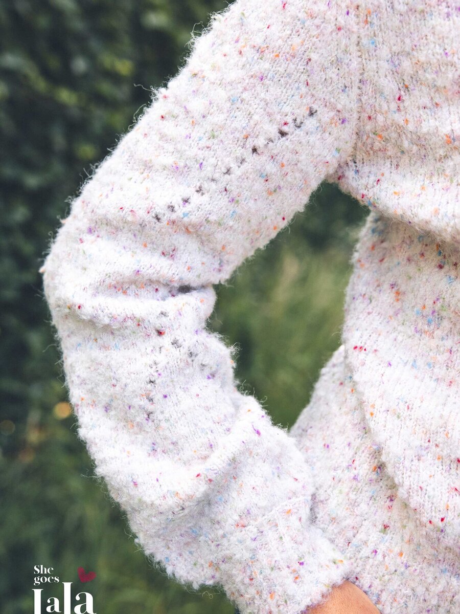 Pull van het merk She Goes Lala in het Wit