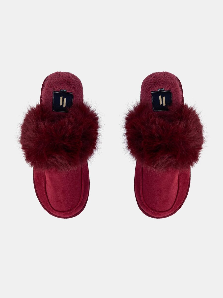 Pantoffels van het merk Lords&lilies in het Rood