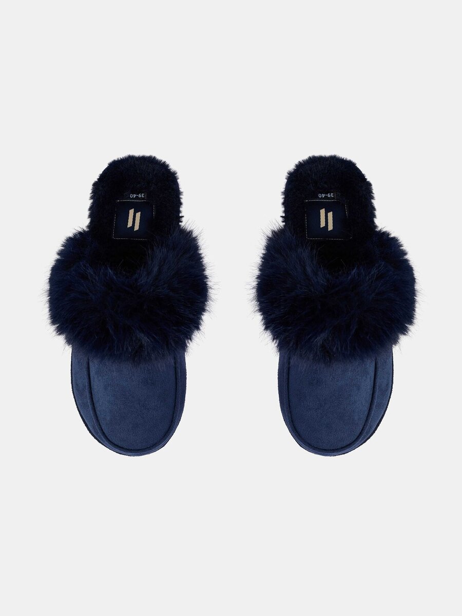 Pantoffels van het merk Lords&lilies in het Blauw