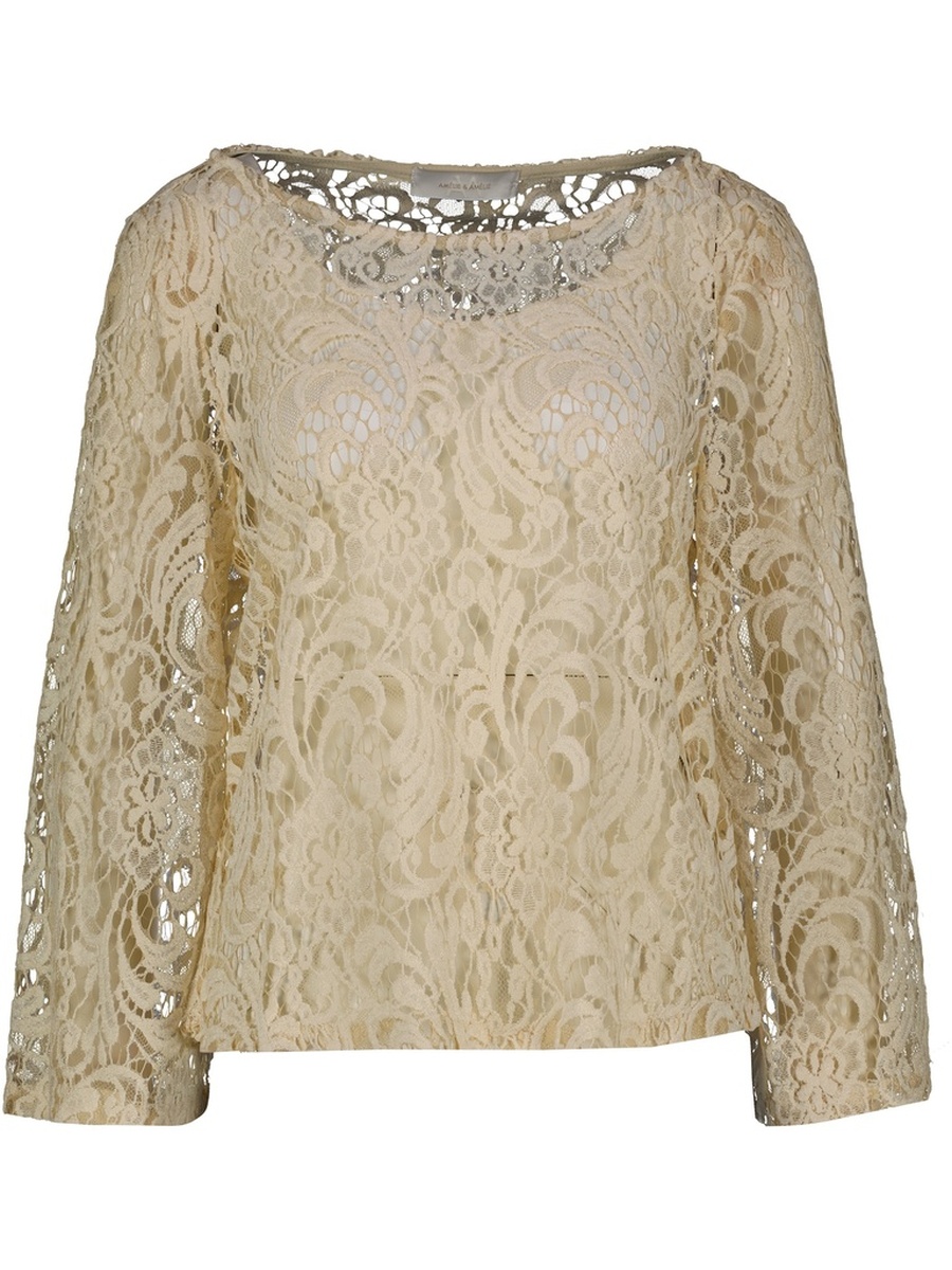 T-shirt van het merk Amelie&amelie in het Beige