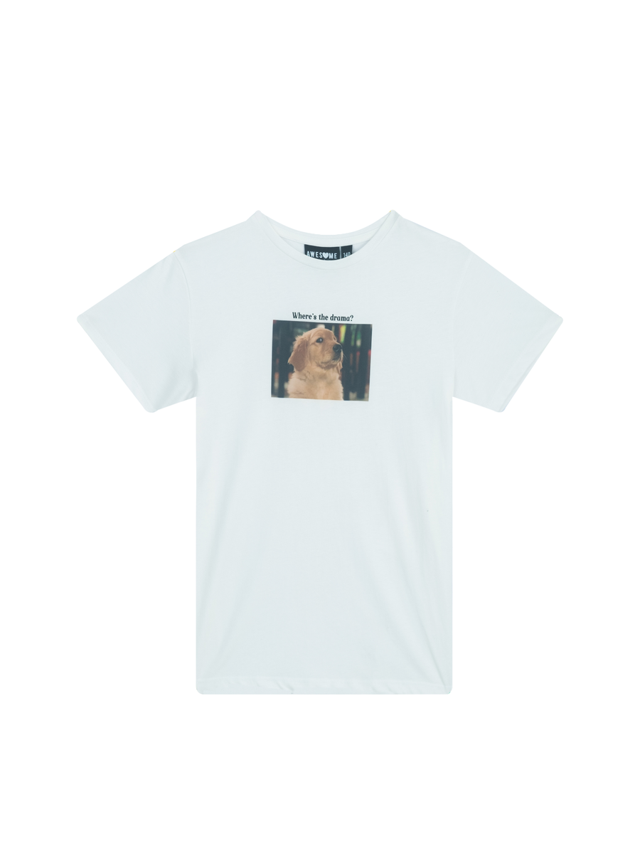 T-shirt van het merk Awesome in het Ecru