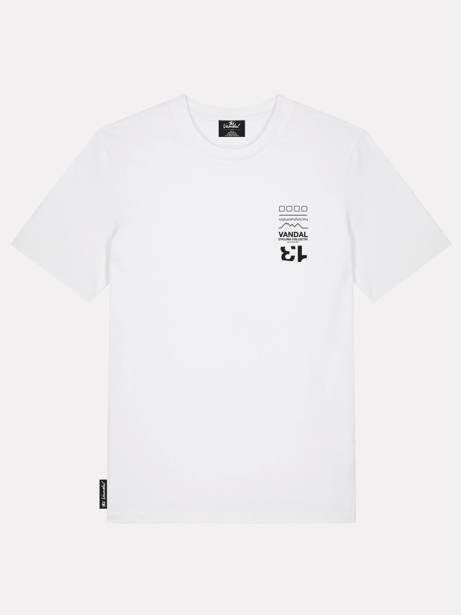 T-shirt van het merk The Vandal in het Wit T-shirt van het merk The Vandal in het Wit