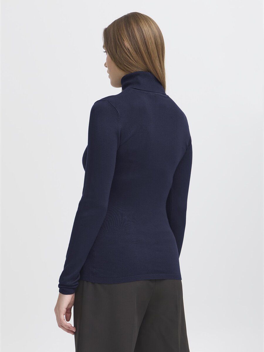 Pull van het merk Ichi in het Marine