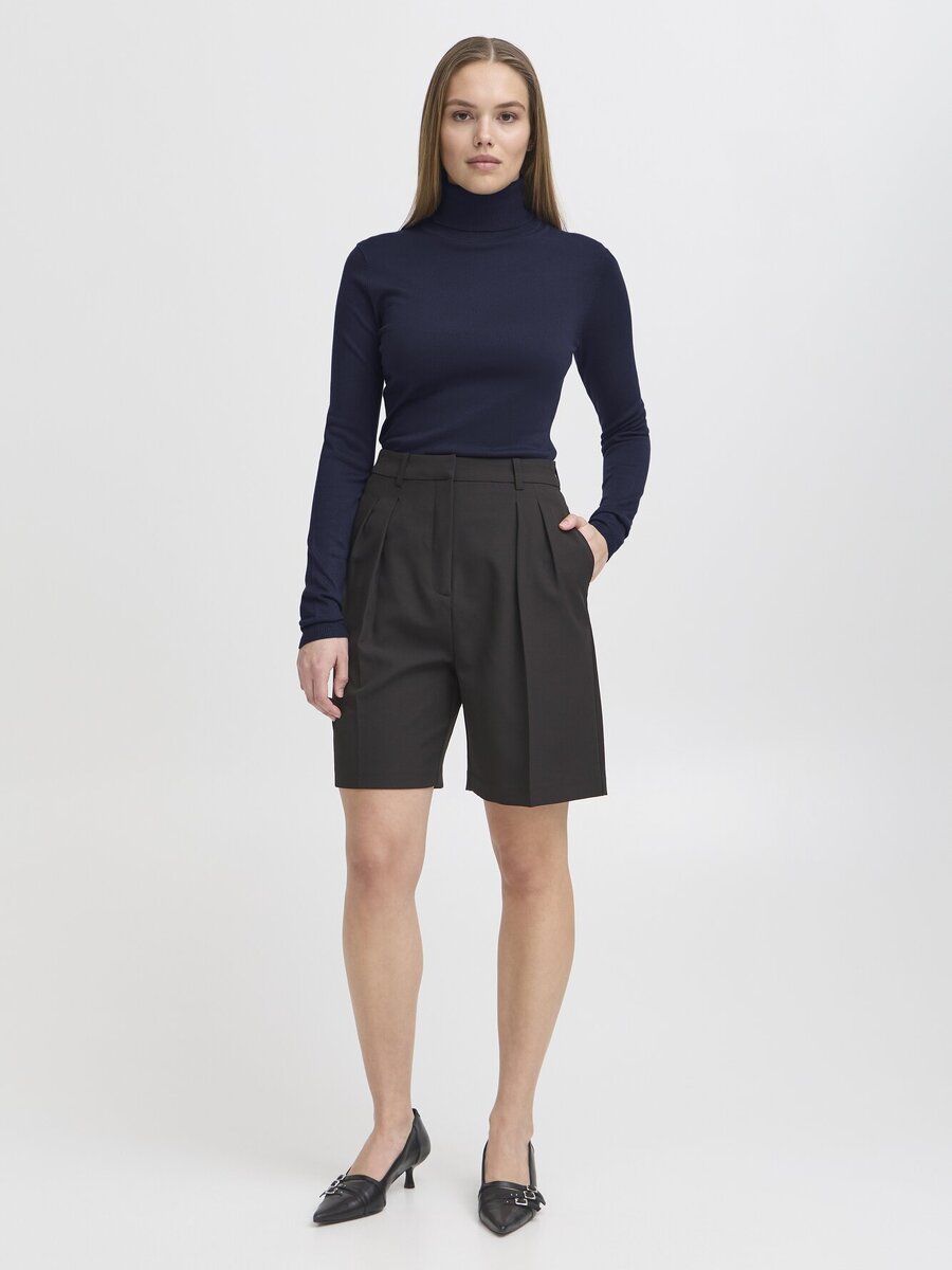 Pull van het merk Ichi in het Marine