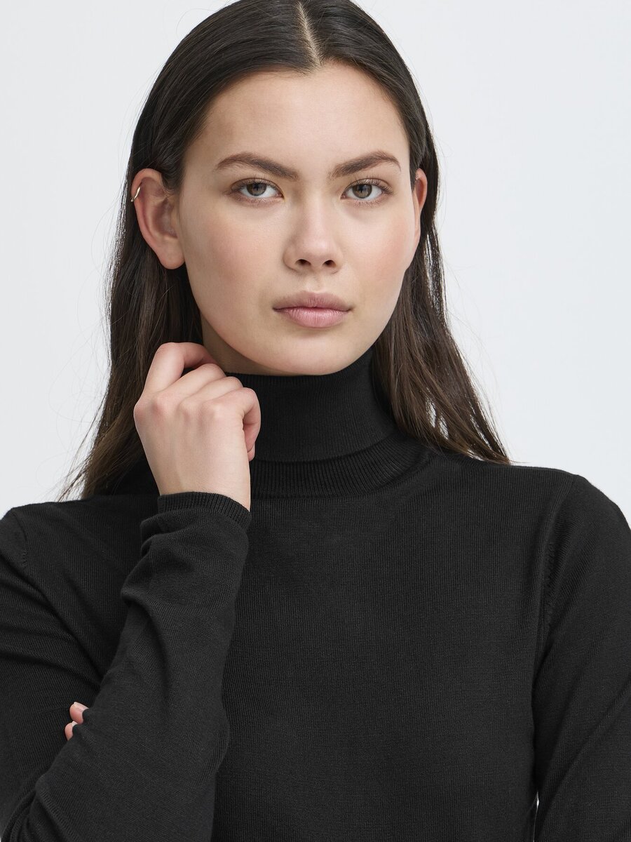 Pull van het merk Ichi in het Zwart